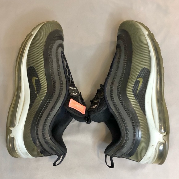 Nike Air Max 97 “Patches” Black Olive Green Size 11.5 - Picture 7 of 10